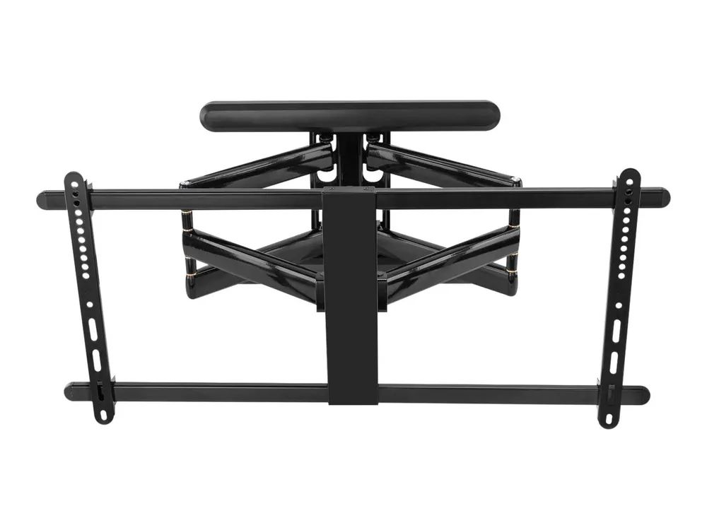 VivoLink Befestigungskit (Wandmontage, einstellbarer Montagearm) - für TV / Bildschirm - Kunststoff, Aluminium, Stahl - Glanzschwarz - Bildschirmgröße: 109.2-228.6 cm (43"-90")