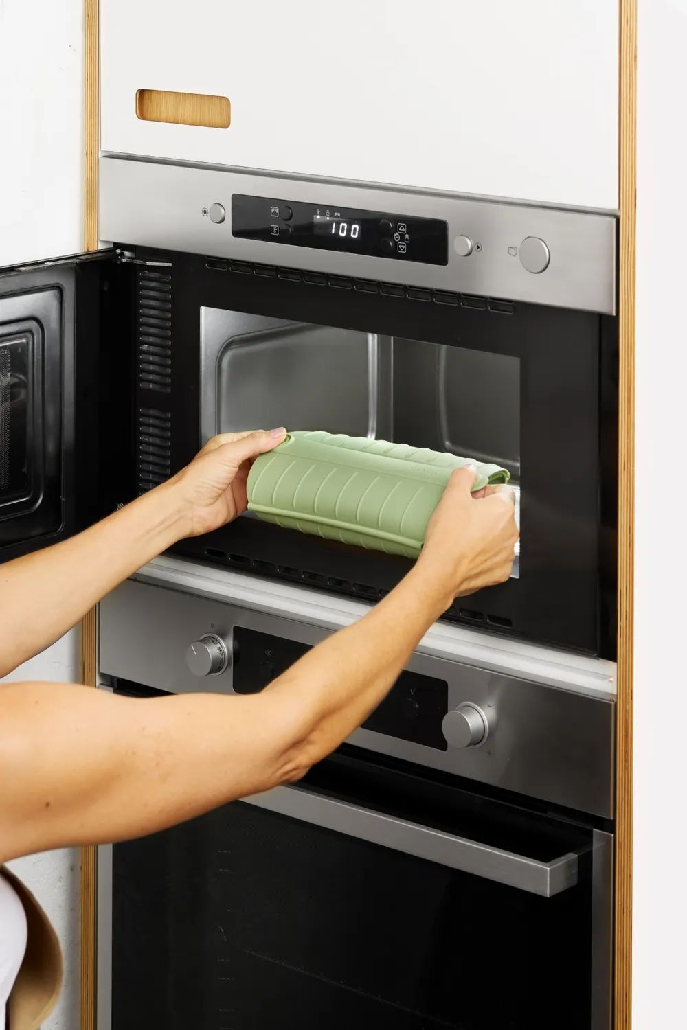 Lékué Dampfgarer mit Ablage, 4 Portionen - Green