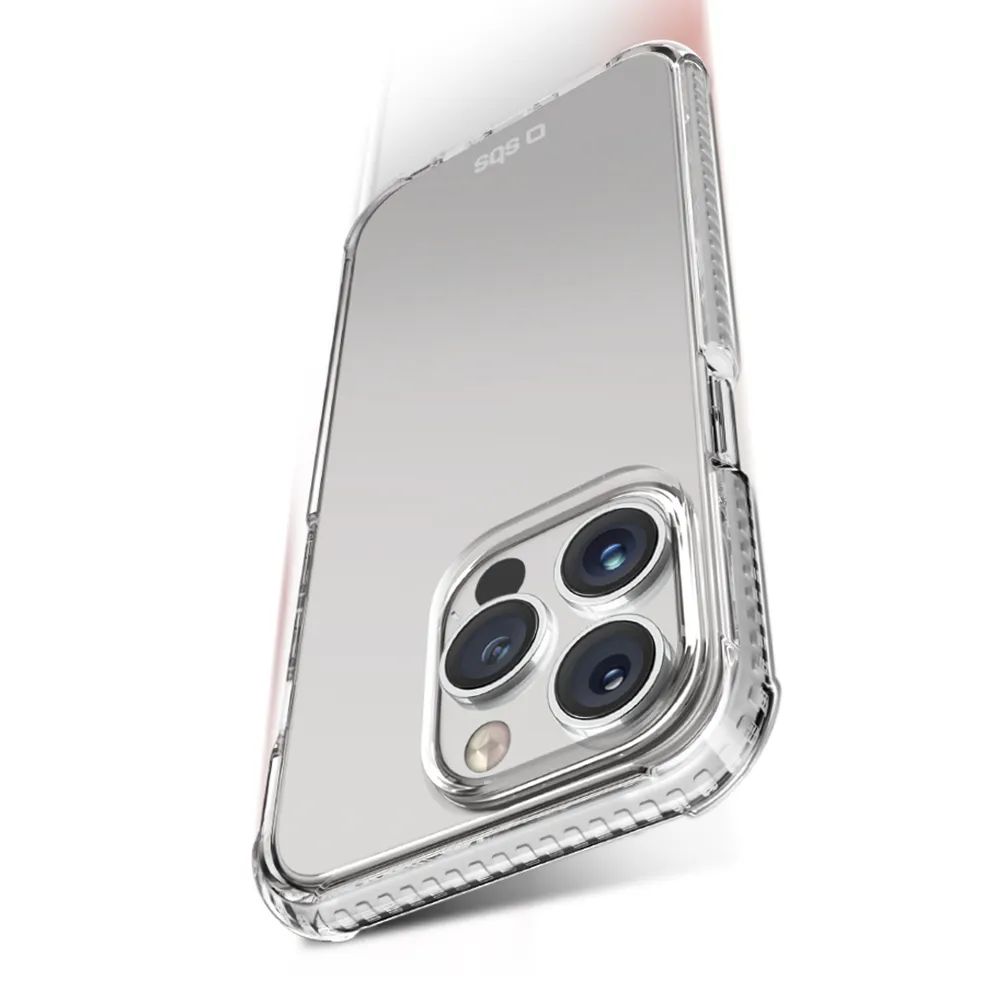 SBS EXTREME X3 Cover für iPhone 15 PRO, transparent