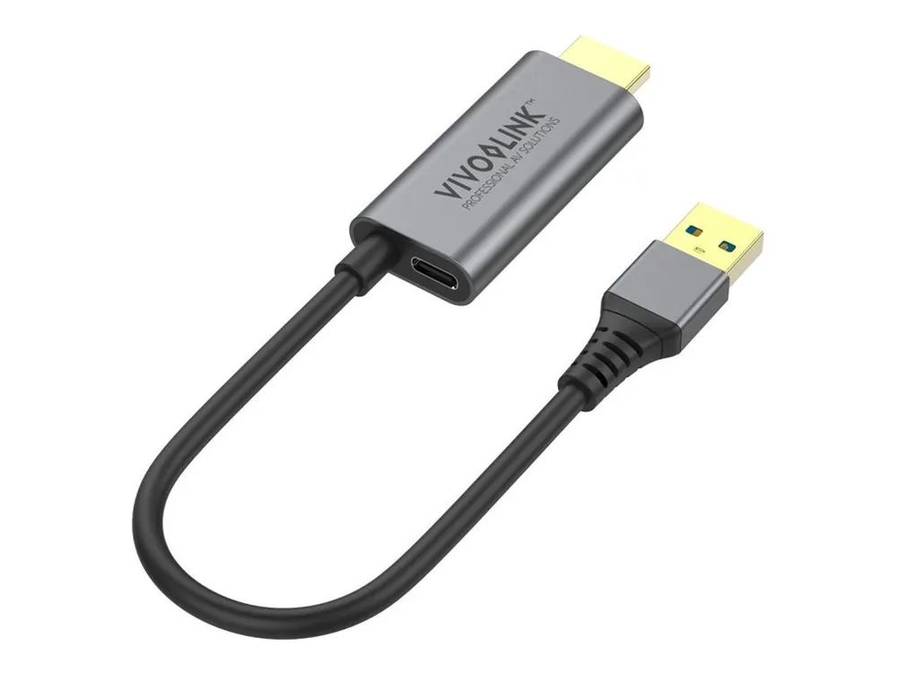 VivoLink Adapterkabel - USB-C weiblich gerade
