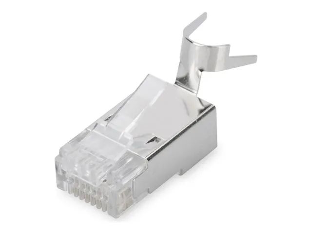 DIGITUS CAT 6A Modularstecker für Rundkabel, geschirmt, 100 Stk.