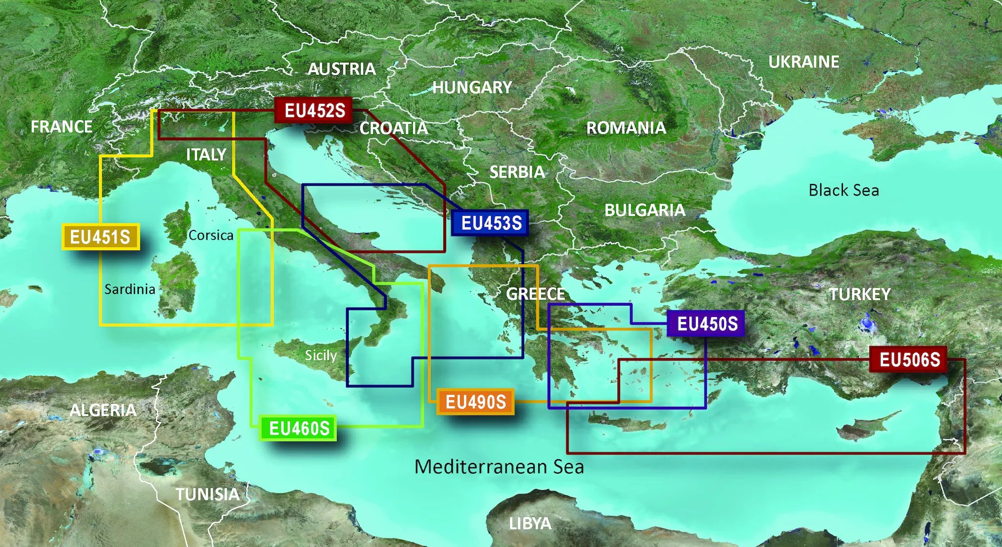 Garmin VEU452S-Adriatic Sea, North Coast