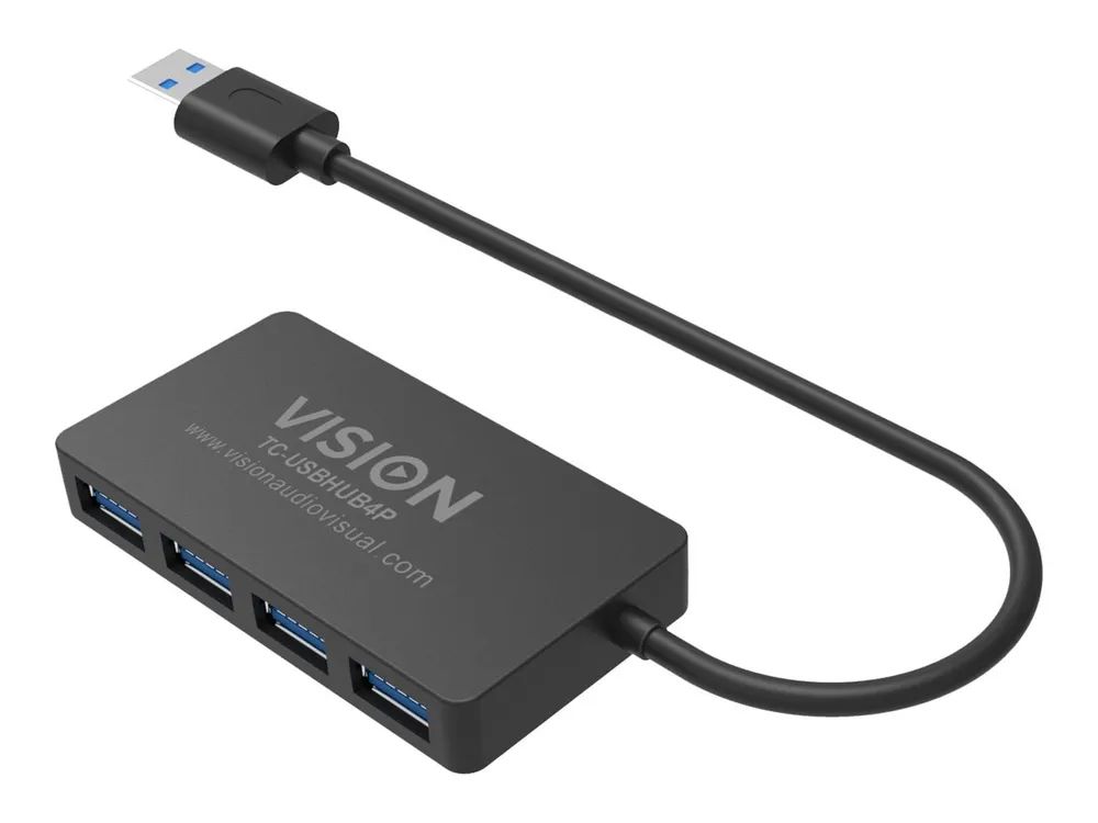 TECH DATA Vision - Hub - 4 x SuperSpeed USB 3.0 - Desktop