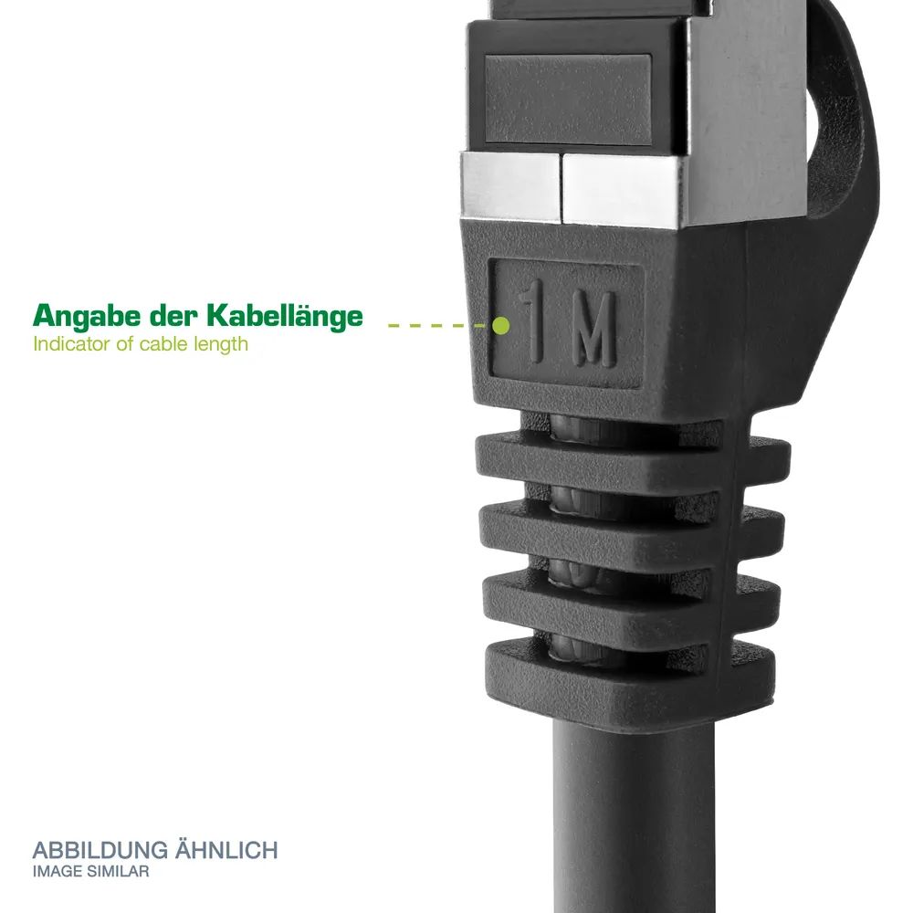 InLine Patchkabel slim - U/FTP PiMf - Cat.6A - schwarz - 2m