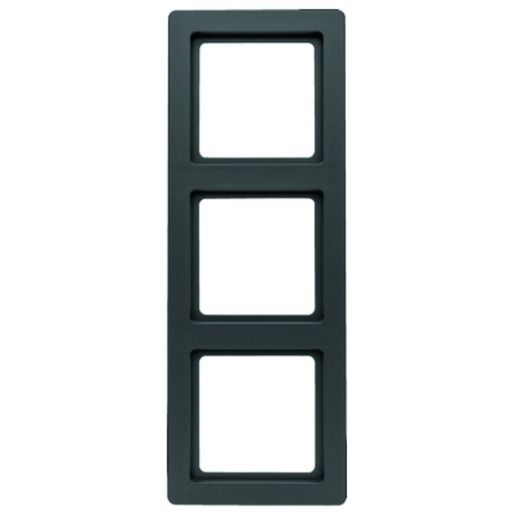 Berker Q.1 RAHMEN 3FACH SCHWARZ MATT / BERKER 10136085
