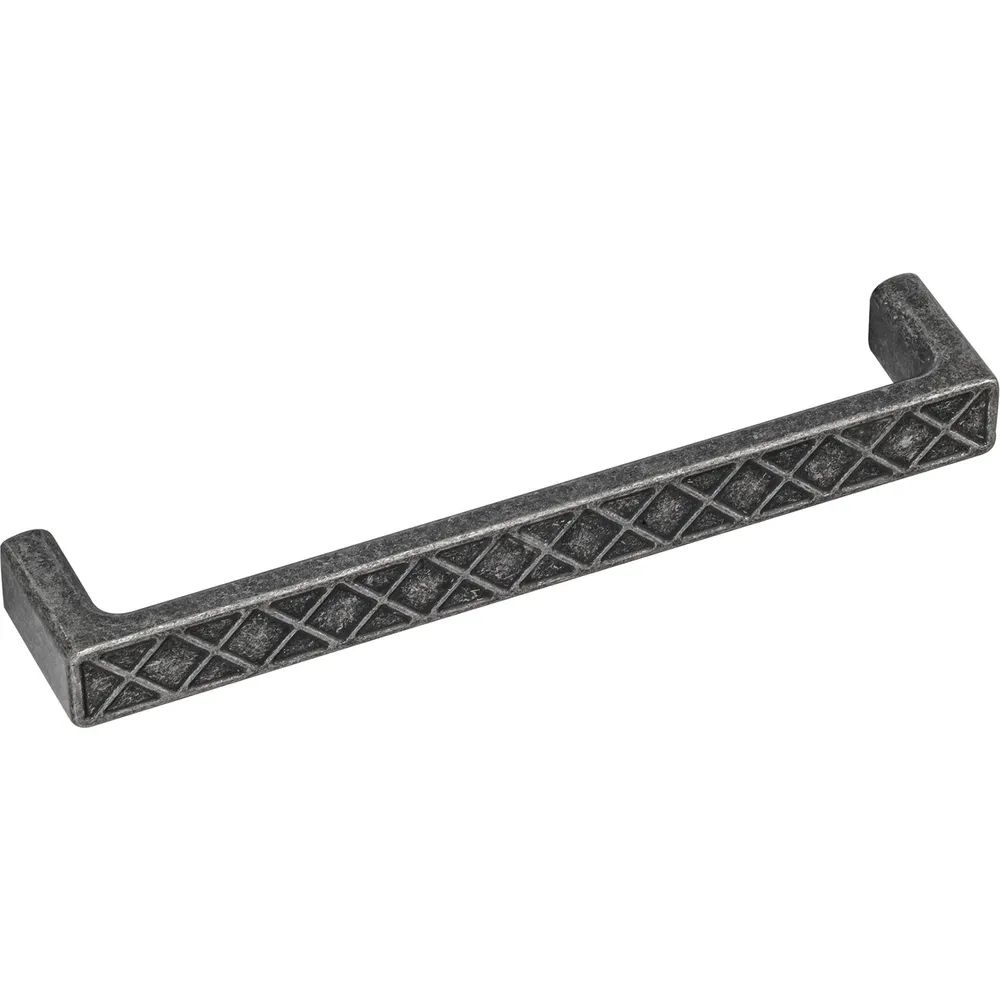 Furnipart Möbelgriff Wafer Breite 175,5 mm, Zinkdruckguss grau antik