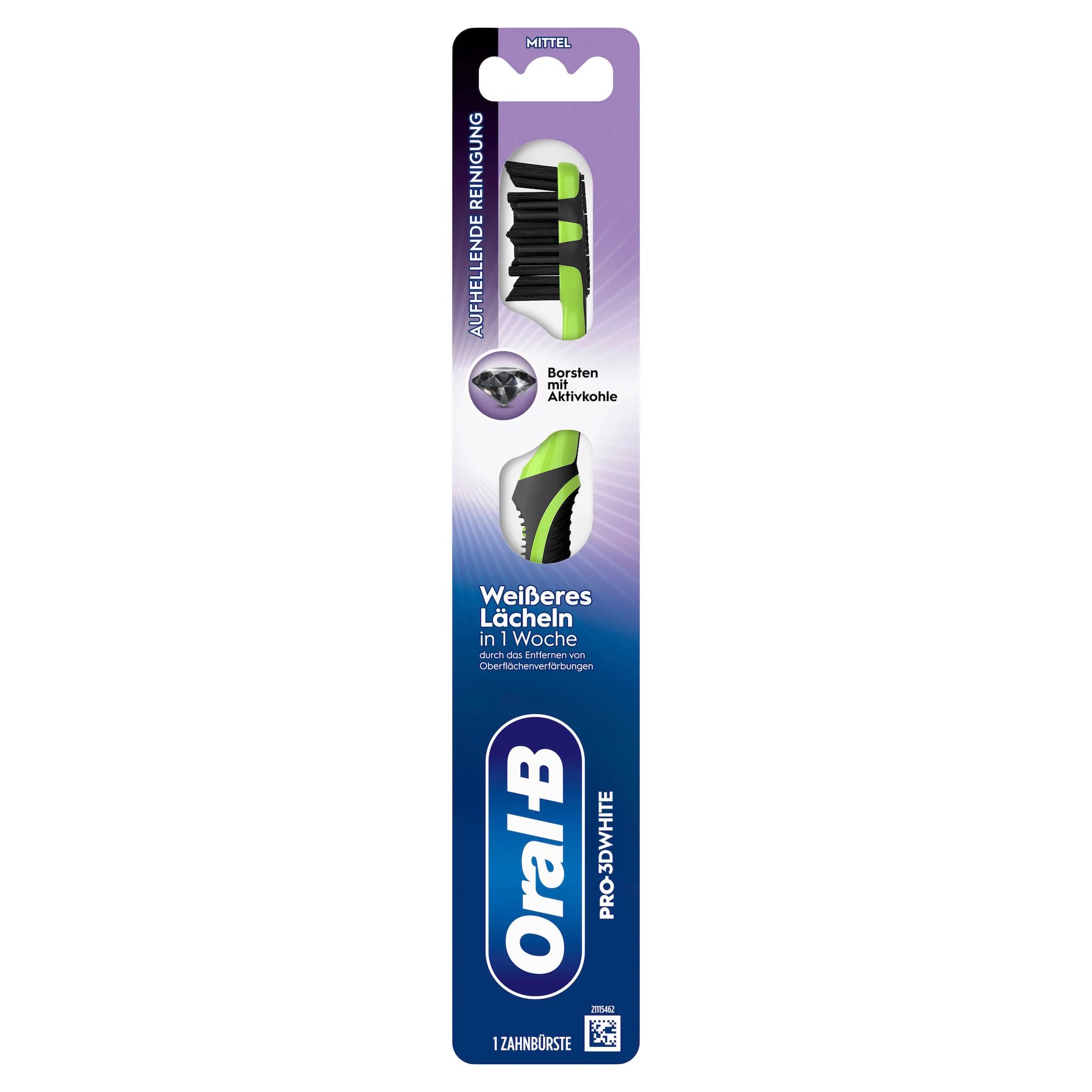 Oral-B Pro-3DWhite Aktivkohle 40 Medium