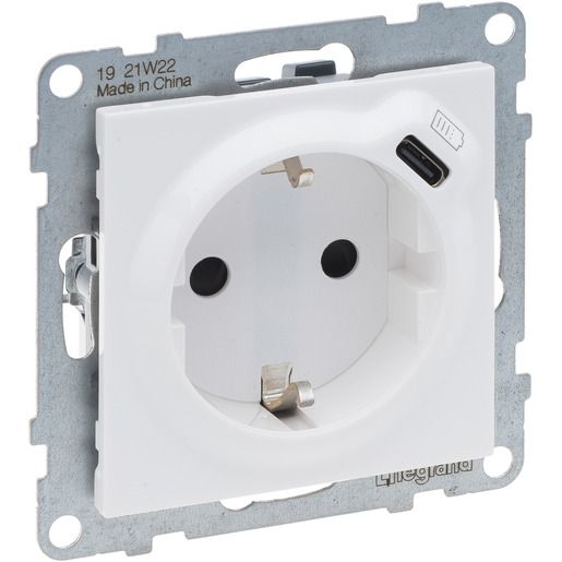 Legrand SCHUKO-STECKDOSE + USB-C MIT S / LEGRAN 765126 SEANO 765126
