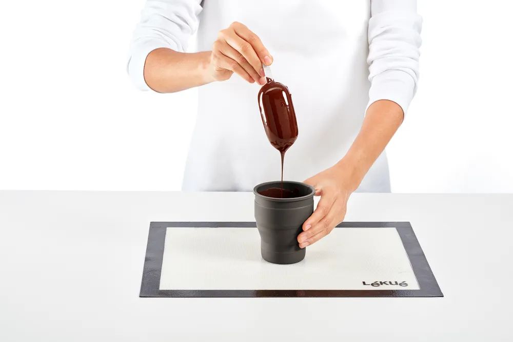Lékué Klassische Eisformen, 4er-Set - Brown