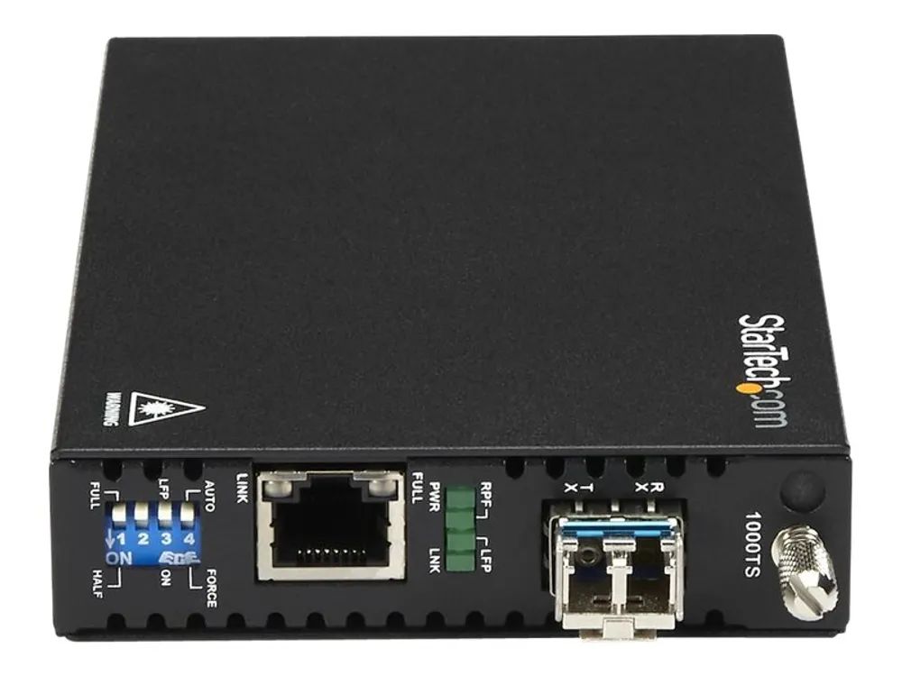 StarTech.com Gigabit Ethernet Kupfer auf LWL Medienkonverter
