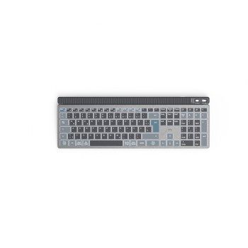 Hama Multi-Device-Tastatur "WK-750", kabellos, beleuchtet, Schwarz, QWERTZ DE