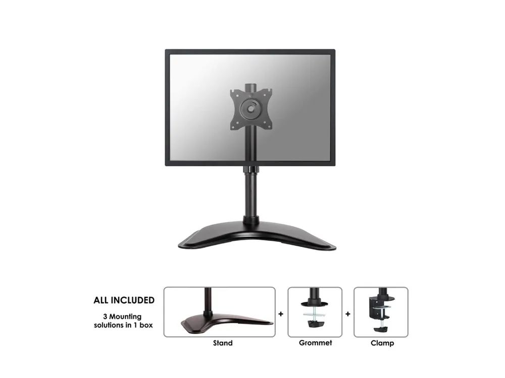 Neomounts NM-D335 - Aufstellung - Voll beweglich - für LCD-Display - Schwarz - Bildschirmgröße: 25.4-76.2 cm (10"-30")