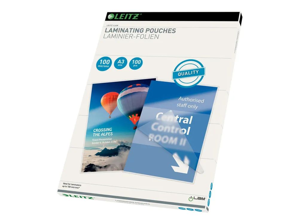 Esselte Leitz 100er-Pack - glänzend - A3 (297 x 420