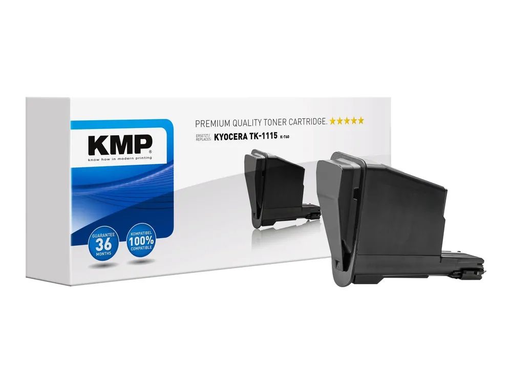 KMP K-T60 - Schwarz - kompatibel - Tonerpatrone (Alternative zu: Kyocera TK-1115)