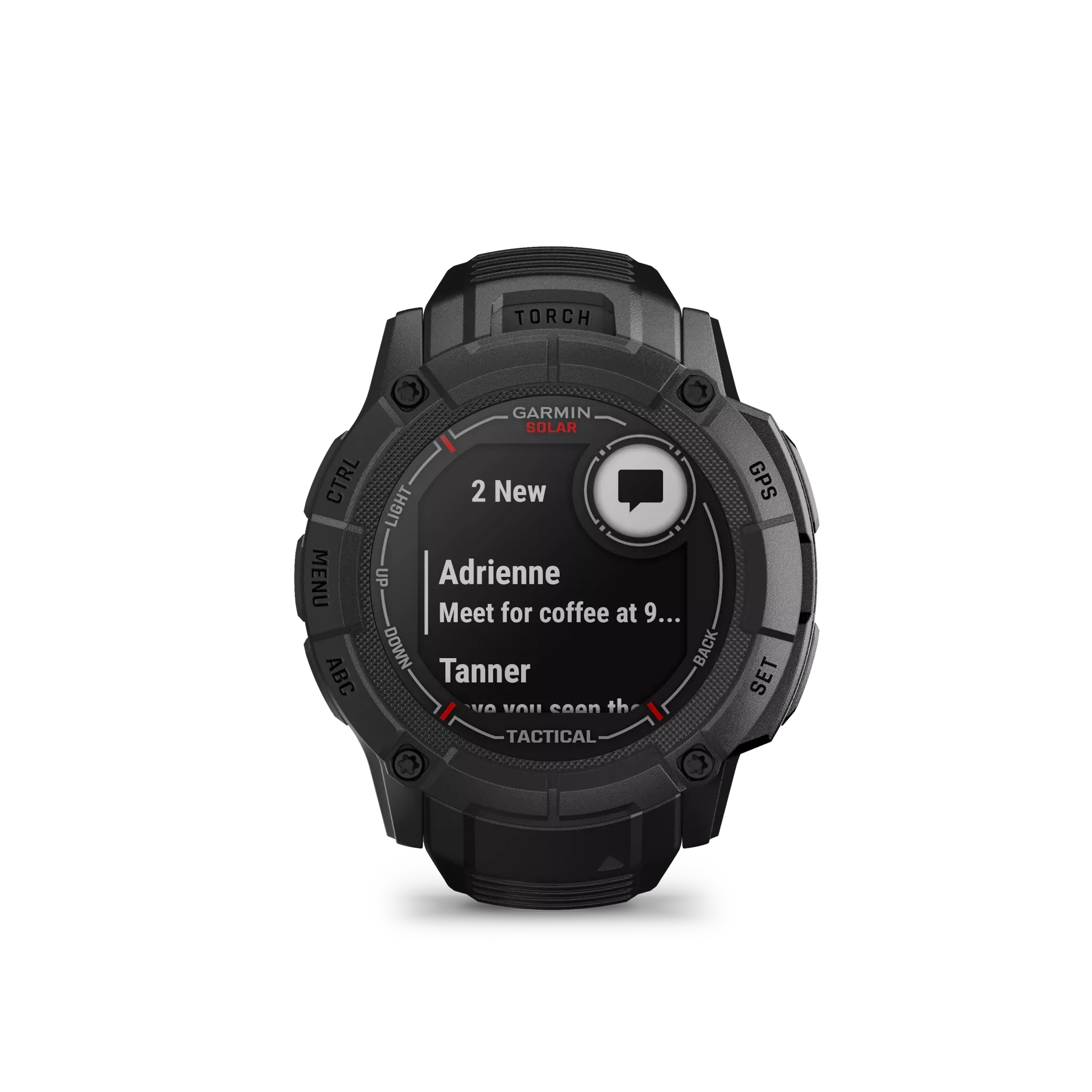 Garmin Instinct 2X Solar-Tactical Edition, Schwarz
