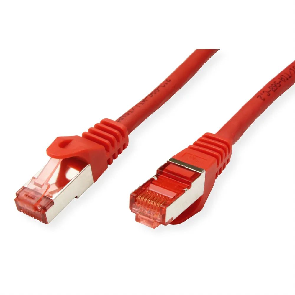 ROLINE Patchkabel Cat.6 S/FTP (PiMF), Component Level, LSOH, rot, 0,5 m