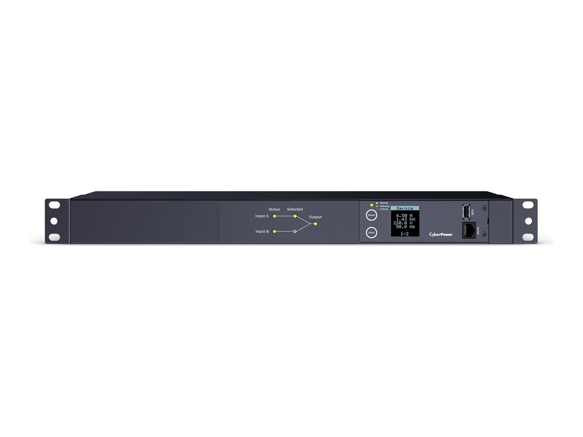 CyberPower Systems CyberPower Metered ATS Series PDU24004 - Stromverteilungseinheit (Rack - einbaufähig)