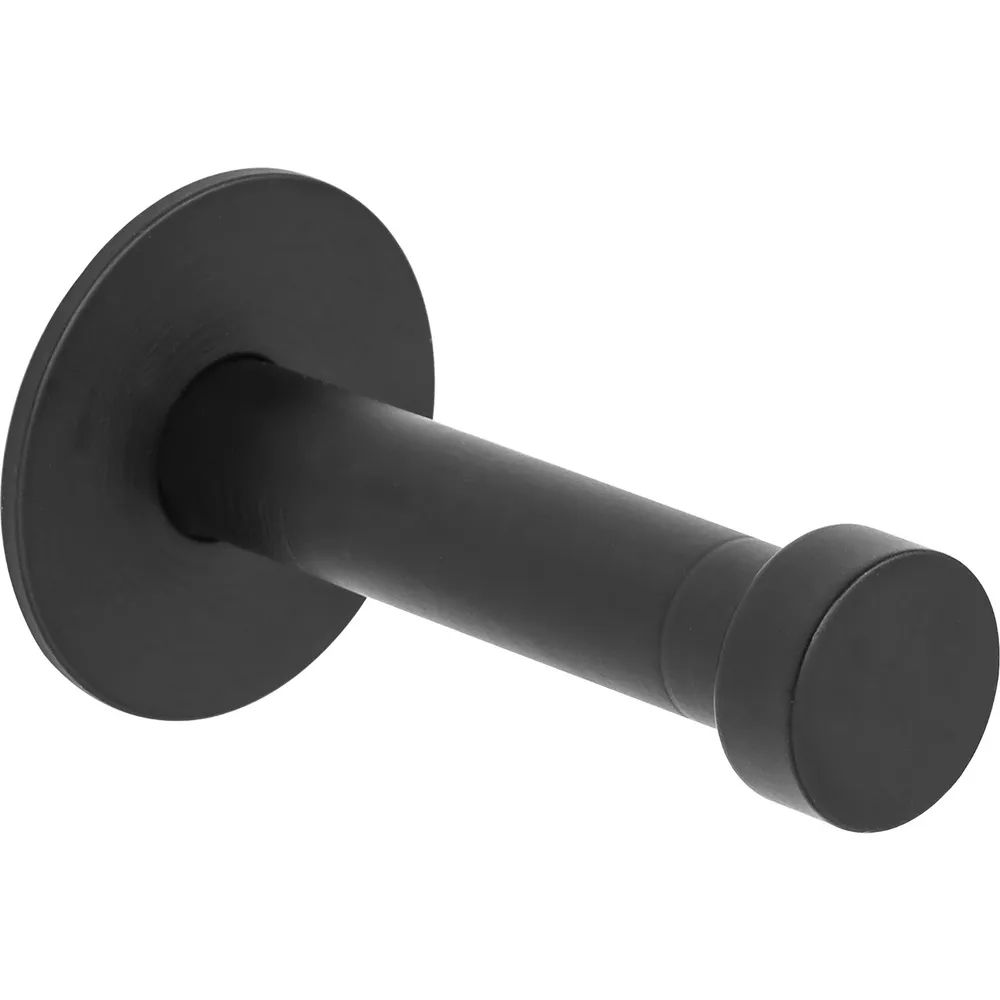 Alles im Griff Mantelhaken Pirwa 1 mit Platte ø 30 mm, Tiefe 52 mm, Stahl schwarz matt