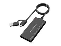 Conceptronic BIAN10B Card USB 3.0 SD x 2 - Card-Reader - CompactFlash (CF Typ 1/CF+)