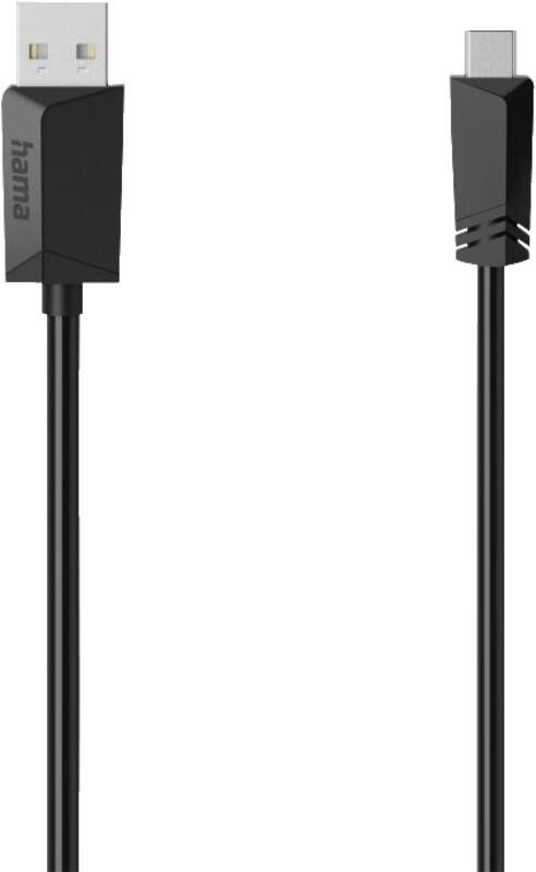 Hama 74260 Mini-USB-Kabel, B5, USB 2.0, 1,5m