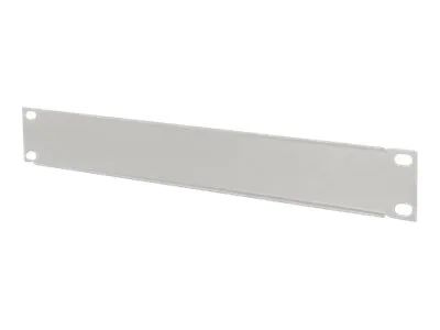 Intellinet 10" Blindabdeckung, 1 HE, verdeckt ungenutzte Bereiche in 10"-Schränken, Metall, grau - Blindabdeckung - Rack montierbar - Grau, RAL 7035 - 1U - 25.4 cm (10")