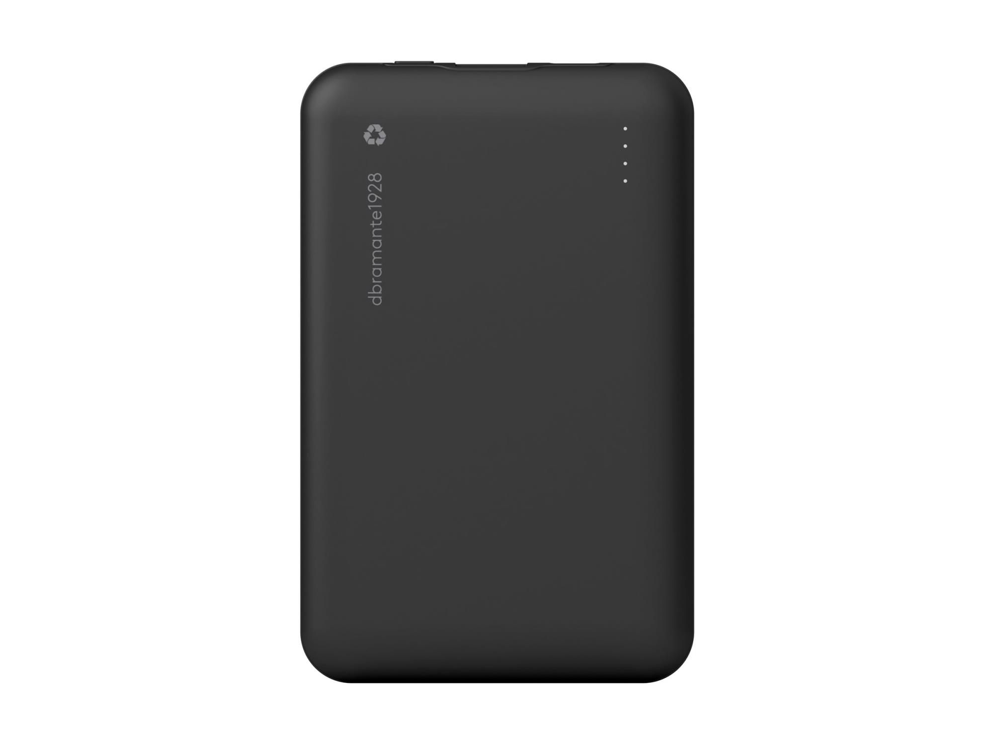 dbramante1928 re-charge - Powerbank - 10000 mAh - 20 Watt - Apple 2.4A, PD/PPS, Apple Fast Charge, QC 3.0 - 2 Ausgabeanschlussstellen (USB-C, USB Typ A)