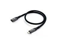 Equip USB 3.2 Gen 2 C-auf-C-Verlängerungskabel - M/F - 1,0 m - 4K/60 Hz - 10 Gbit/s - 1 m - USB C - USB C - USB 3.2 Gen 2 (3.1 Gen 2) - 10 Gbit/s - Schwarz