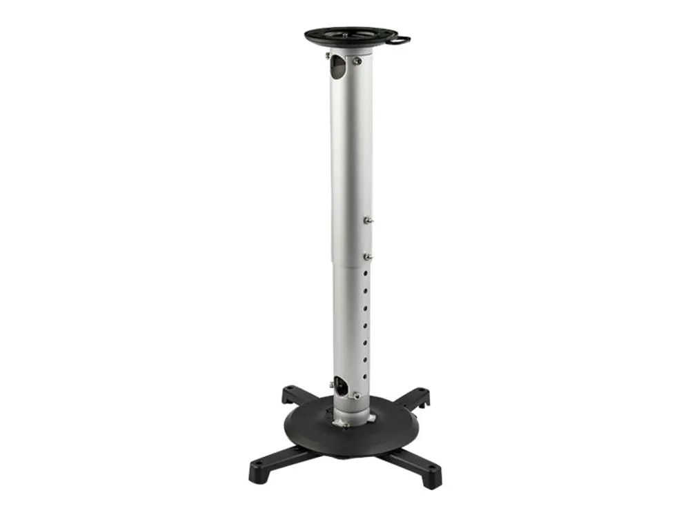 StarTech.com Universal Ceiling Projector Mount, Heavy Duty Height Adjustable/Extendable Pole Mount 5"-22.7" from Ceiling, 33lb (15kg)