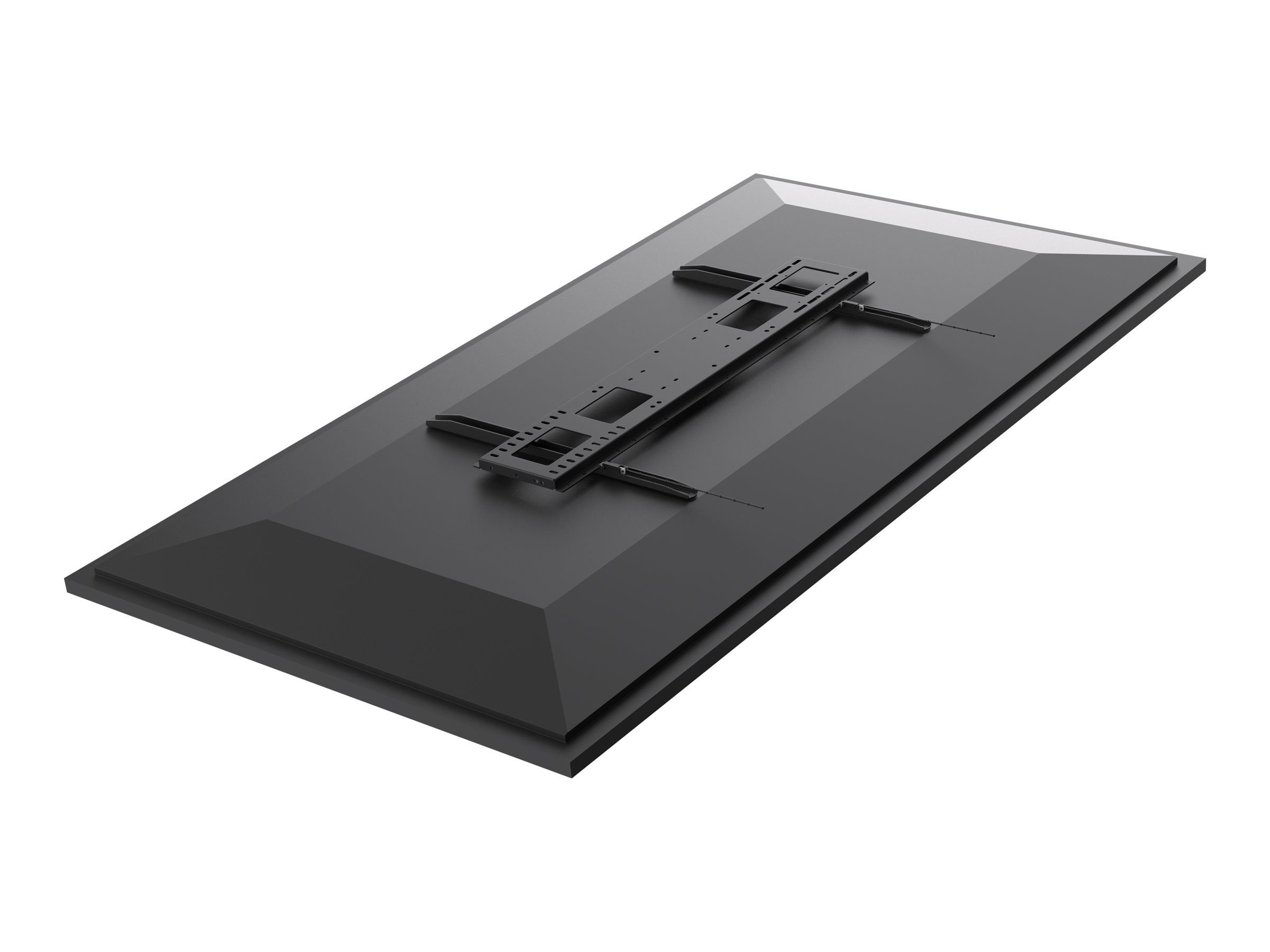 Vision VFM-W10X6 - Heavy Duty - Klammer - für Media Player / LCD-Display - kaltgewalzter Stahl - Schwarz - Bildschirmgröße: 140-213 cm (55"-90")