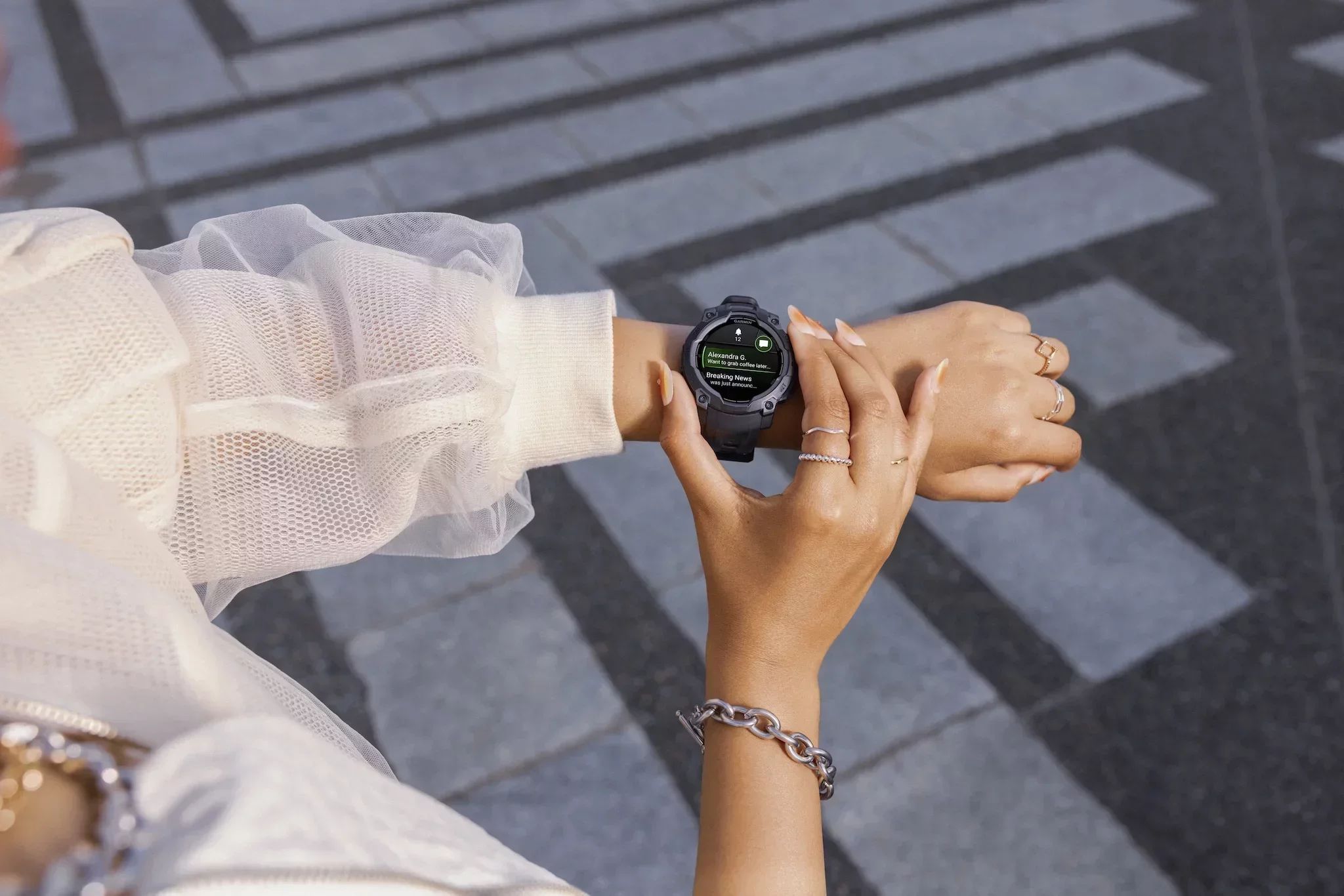 Garmin Instinct 3,45mm, AMOLED schwarz