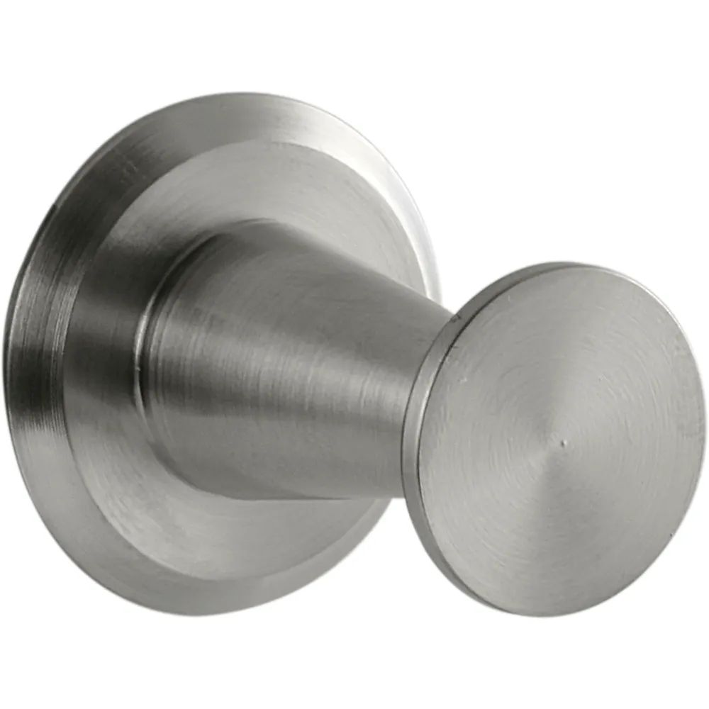 Simausrom Mantelhaken Medellot Platte ø 30, Tiefe 33, Aluminium vernickelt glänzend
