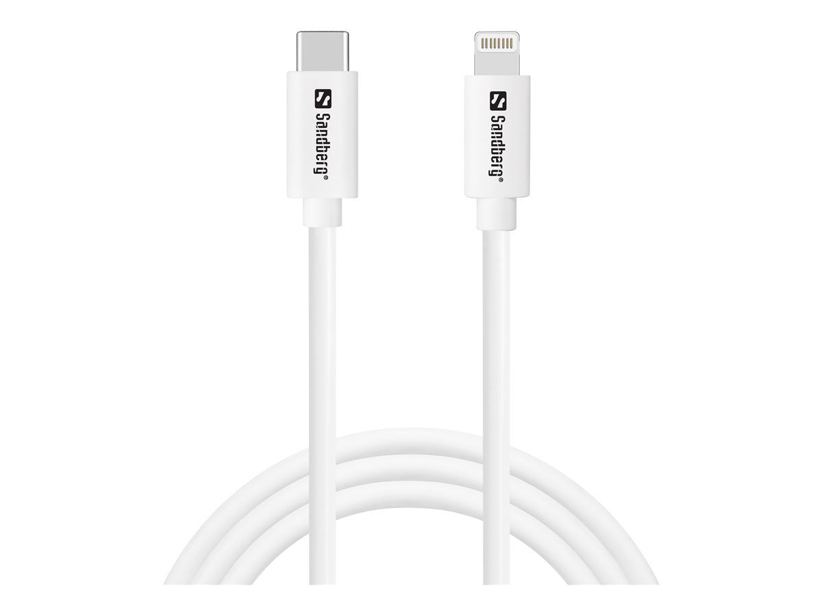 SANDBERG Lightning-Kabel - Lightning männlich zu 24 pin USB-C männlich