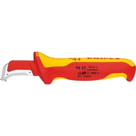 Knipex 180MM, 1000V GLEITSCH. / KNIPEX KABELMANTELMESSER 98 55 SB