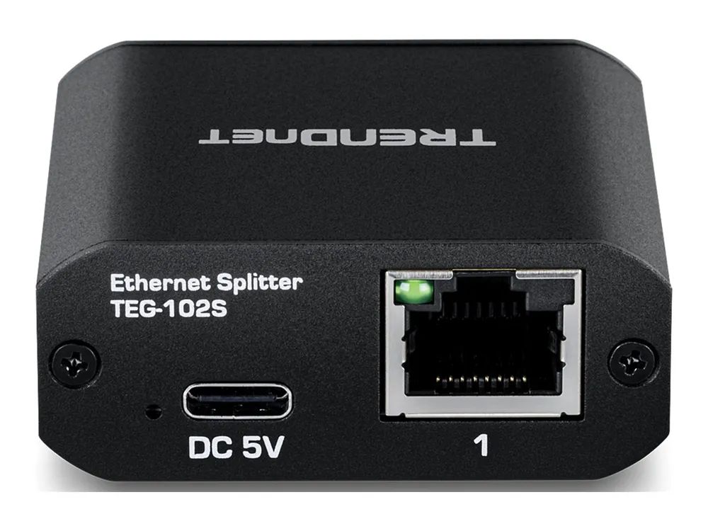 TRENDnet TEG-102S - Version v1.0R - PoE-Splitter