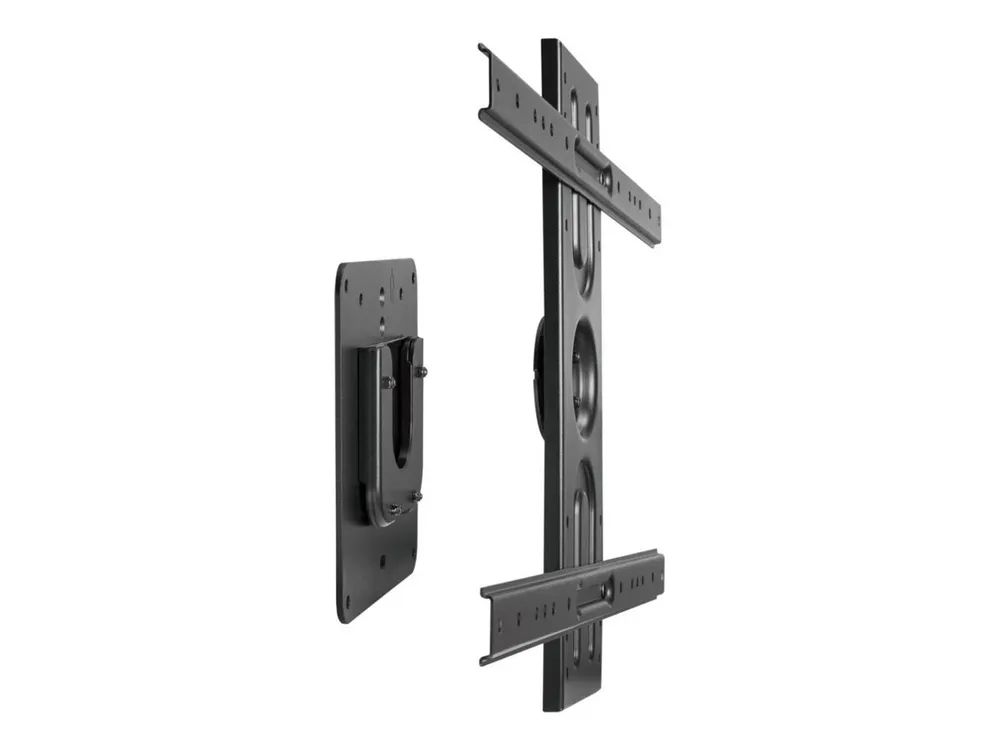 Equip Befestigungskit (Wandmontagehalterung) - für Flachbildschirm - universal drehbar - Kunststoff, stainless steel, Aluminium - Schwarz - Bildschirmgröße: 94-203 cm (37"-80")