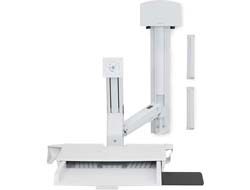 Ergotron Befestigungskit (CPU-Halter, Tastatur-Tablett, Monitorhalterung) - für LCD-Display / PC-Ausrüstung - kleiner CPU-Halter - Aluminium, hochwertiger Kunststoff - weiß - Bildschirmgröße: bis zu 61 cm (bis zu 24 Zoll)