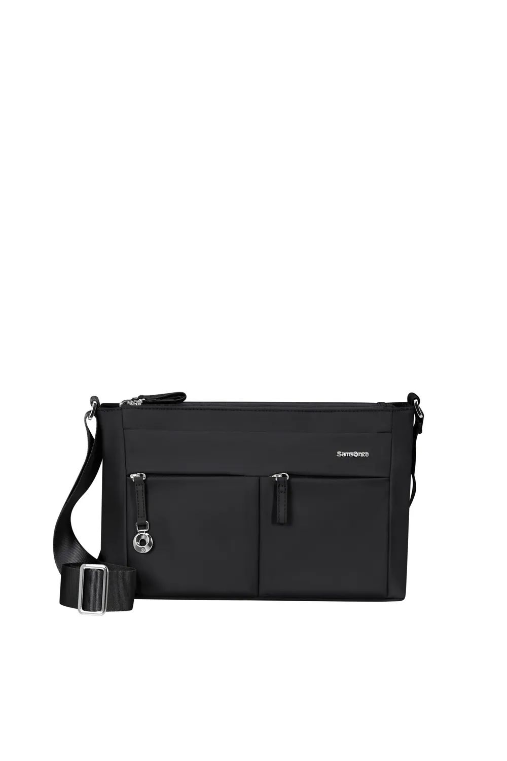 SAMSONITE MOVE 5.0 HORIZ. SHOULDER BAG+FLAP, BLACK