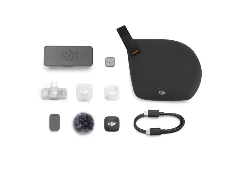 DJI Mic Mini 2 (1 Sender + 1 Mobile Empfänger + Ladeschale)