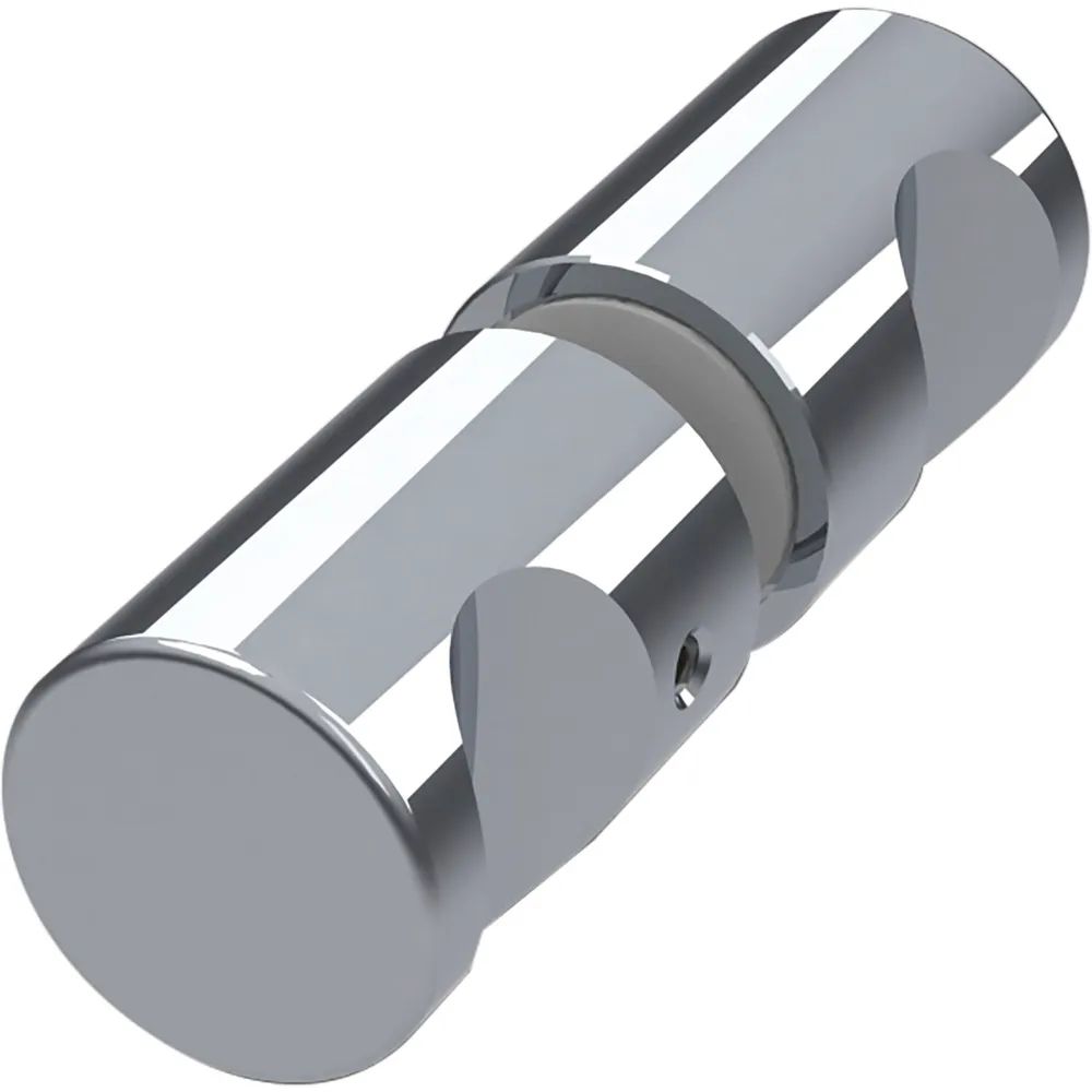 Colcom Duschtürknopf rund, 25 mm, Aluminium verchromt poliert