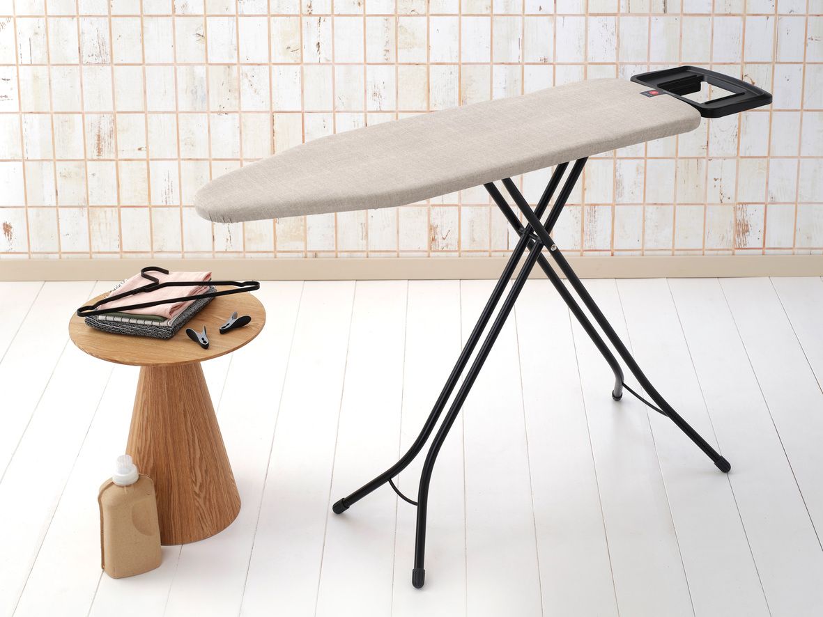Brabantia Bügeltisch B, 124x38cm, Dst-Mulde Solid, Denim Grey