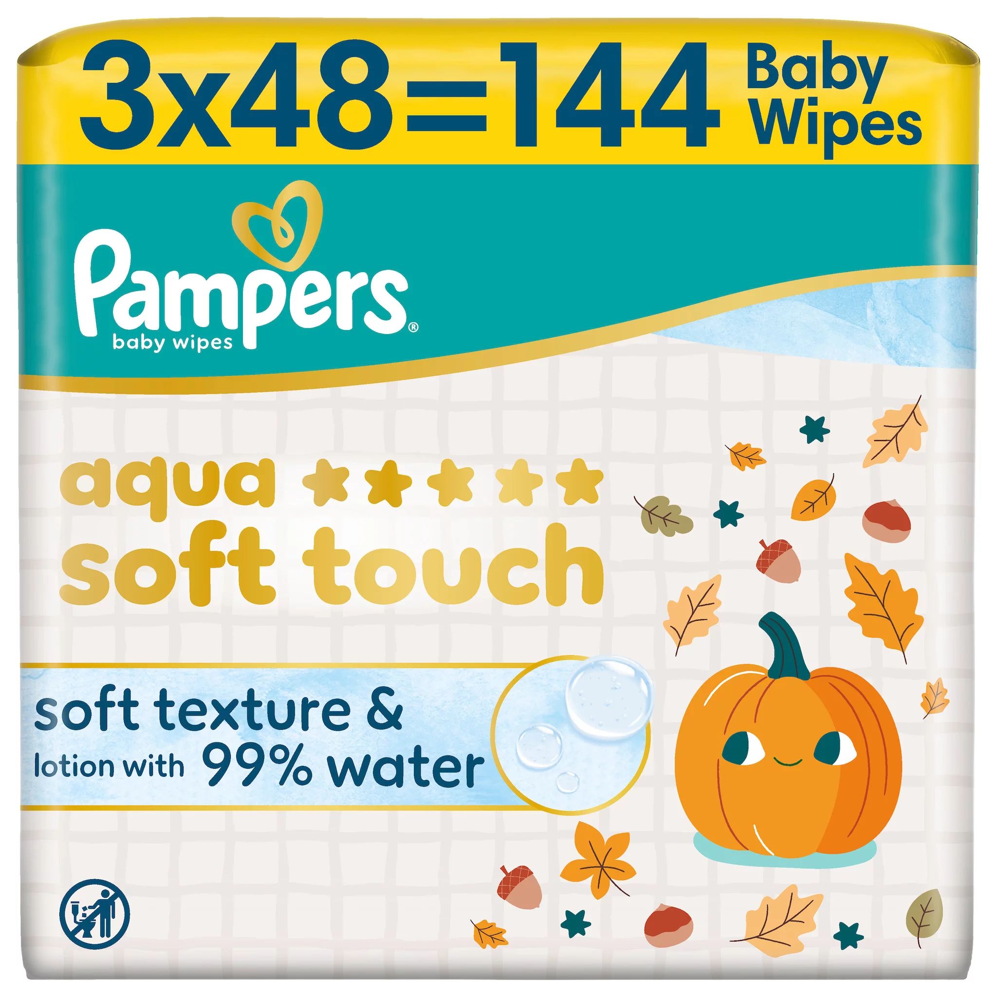 Pampers Feuchte Tücher Aqua Soft touch 3x