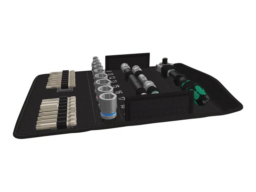 Wera Zyklop Speed 8100 SB 6 - Knarrensatz mit Bit- und Steckschlüssel-Satz