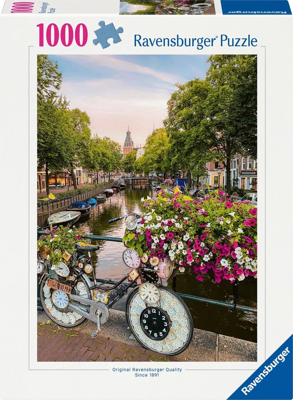 Ravensburger Verlag GmbH Pz.Fahrrad und Blumen in Amsterdam 1000