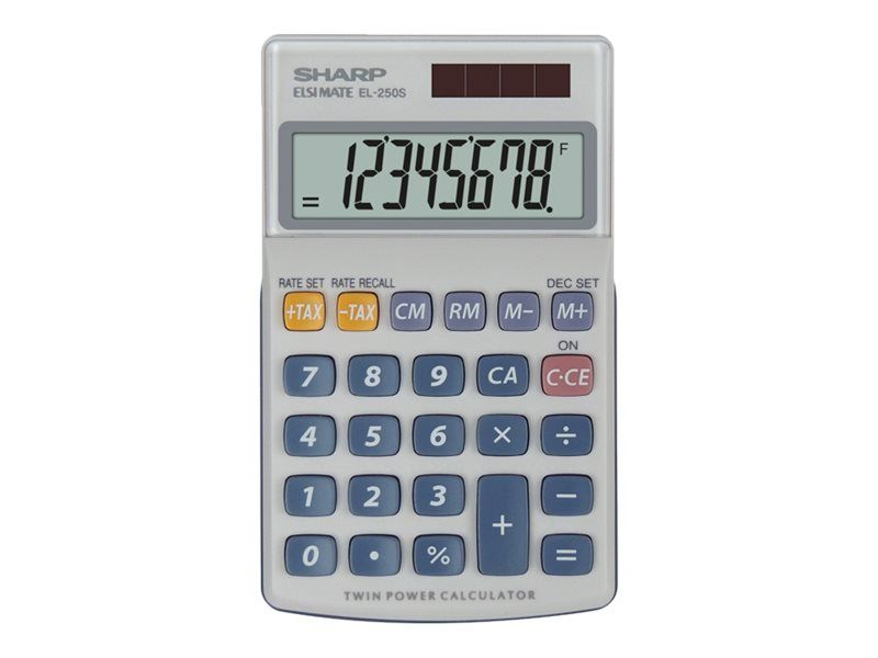 Sharp EL-250S - Taschenrechner - 8 Stellen - Solarpanel