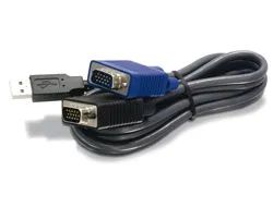TRENDnet TK CU15 - Tastatur- / Video- / Maus- (KVM-)
