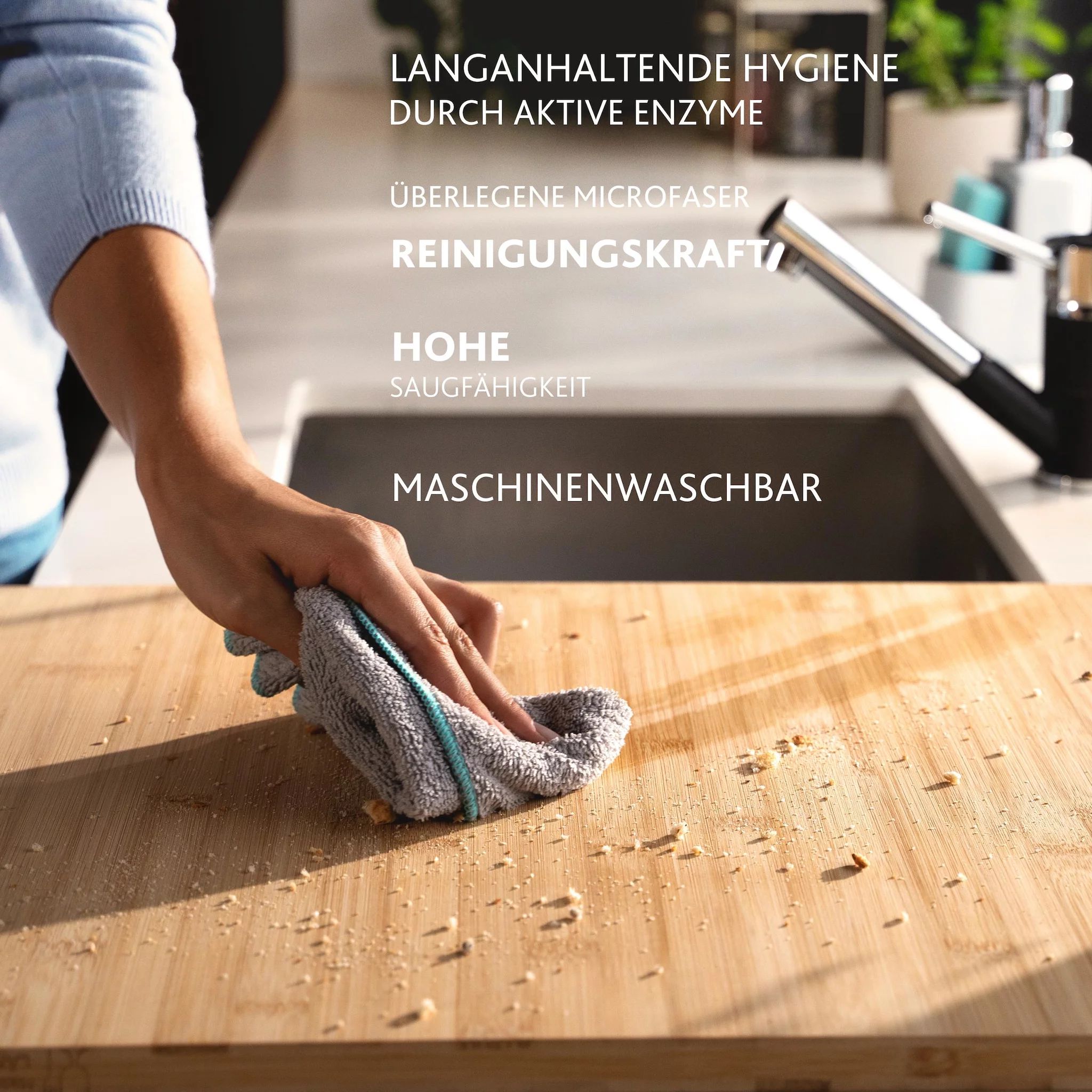 VILEDA Mikrofaser-Tuch PROCLEAN, 2er-Pack