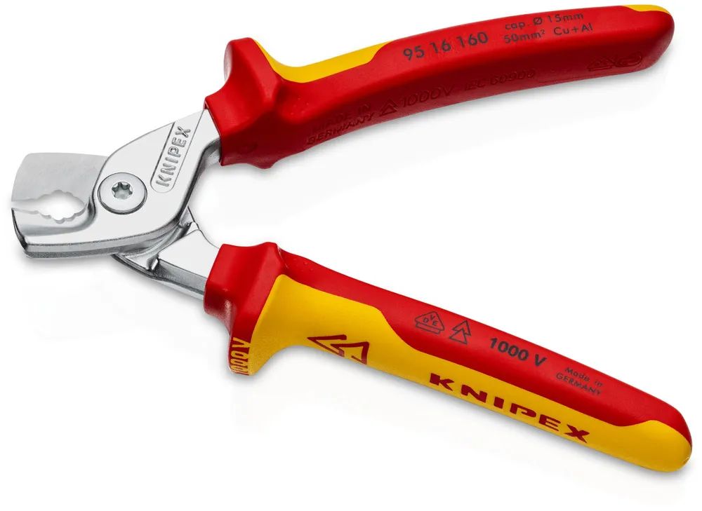 Knipex 160 MM VDE Ø 15 MM / 50 MM² / KNIPEX KABELSCHERE 95 16 160