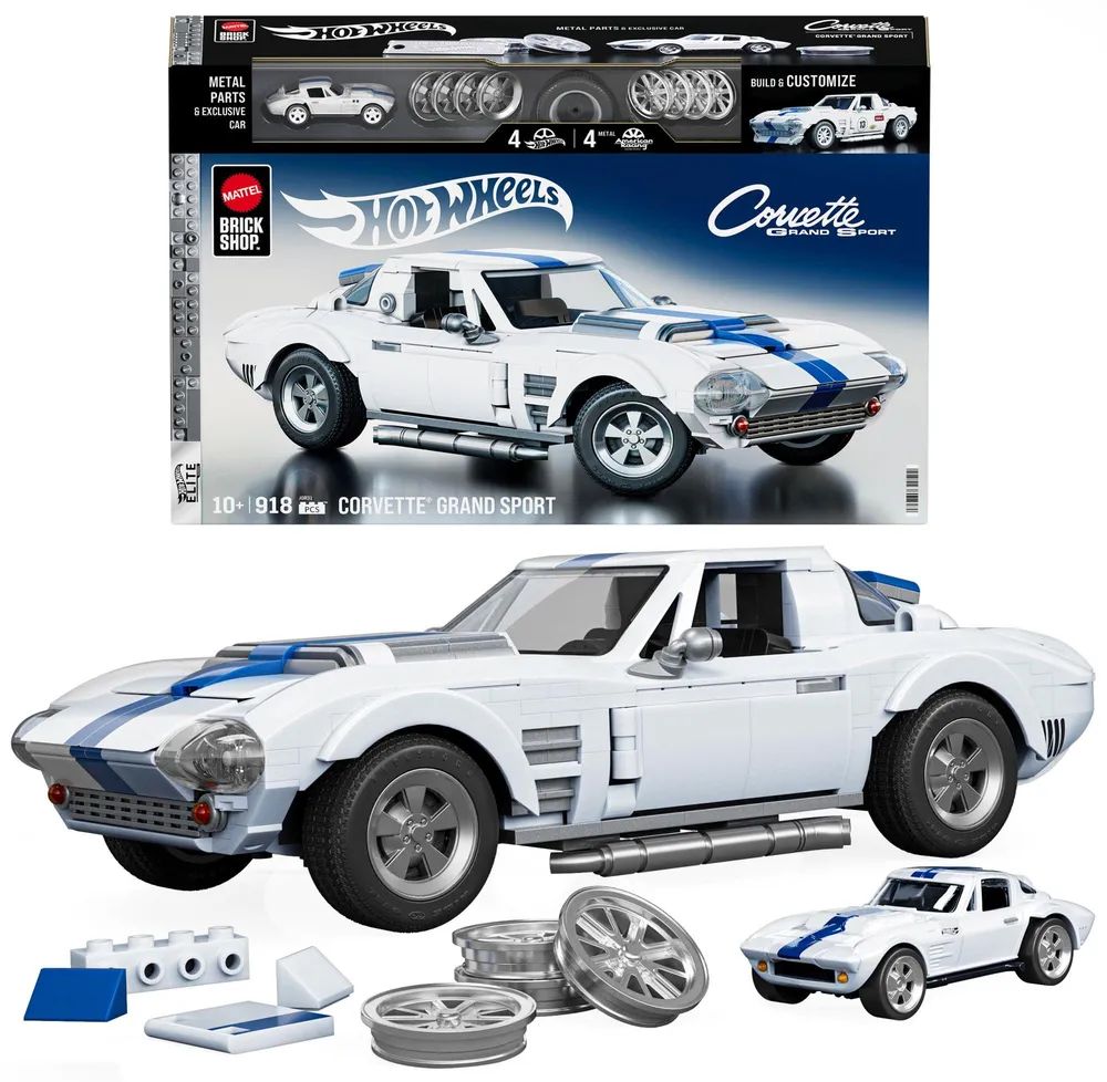 Mattel GmbH HW Brick Shop Elite Serie Corvette