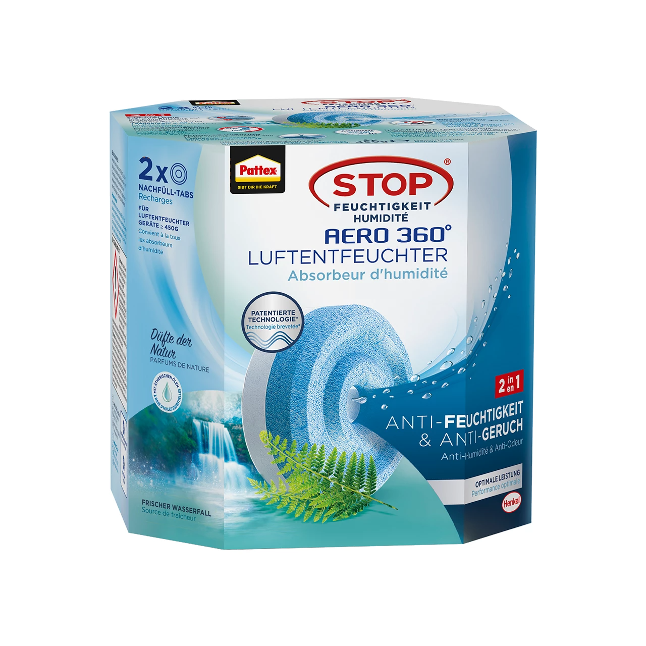 STOP Feuchtigkeit Luftentfeuchter fr. Wasserfall