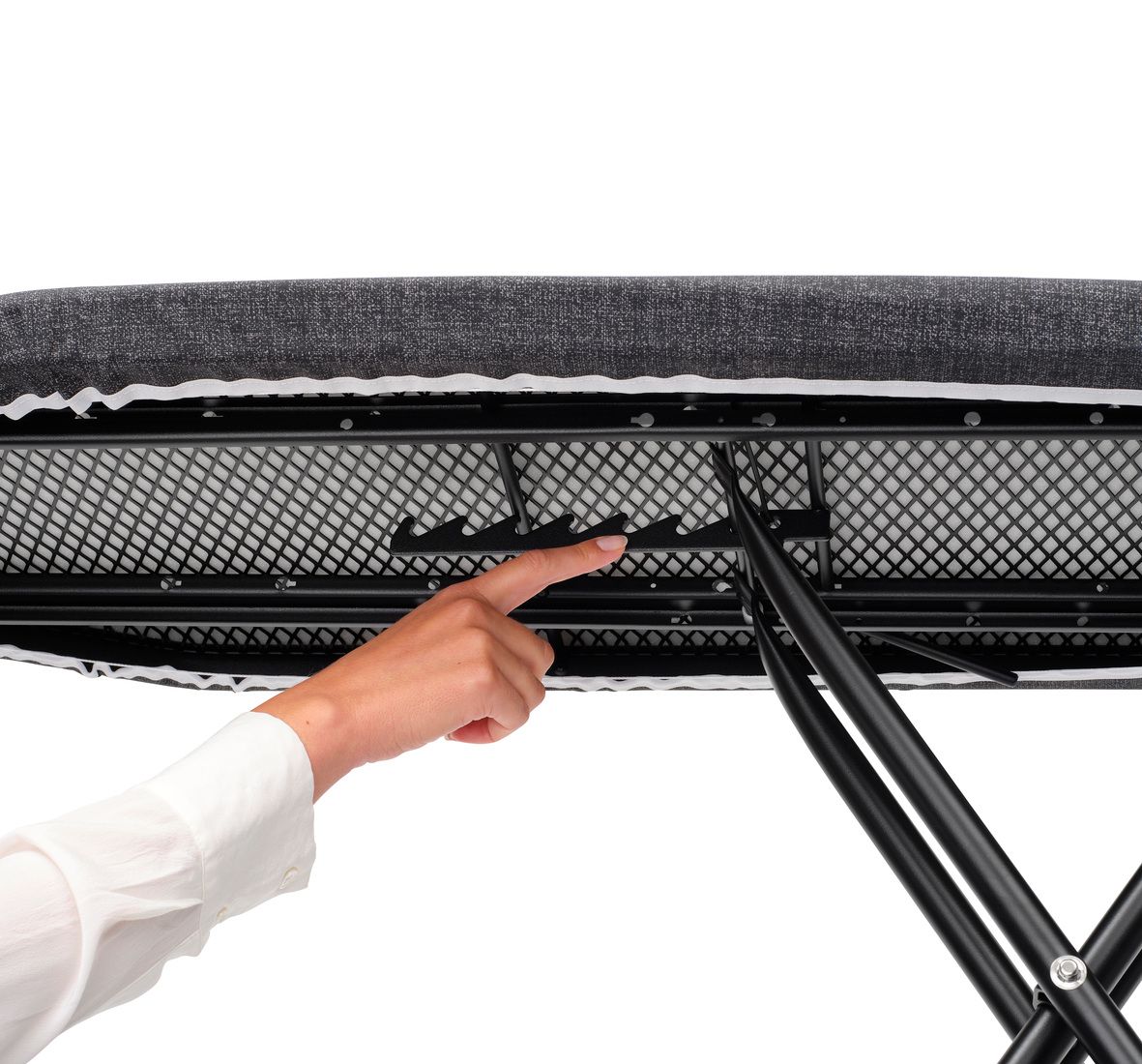Brabantia Bügeltisch B, 124x38cm, Dst-Mulde, Denim Black